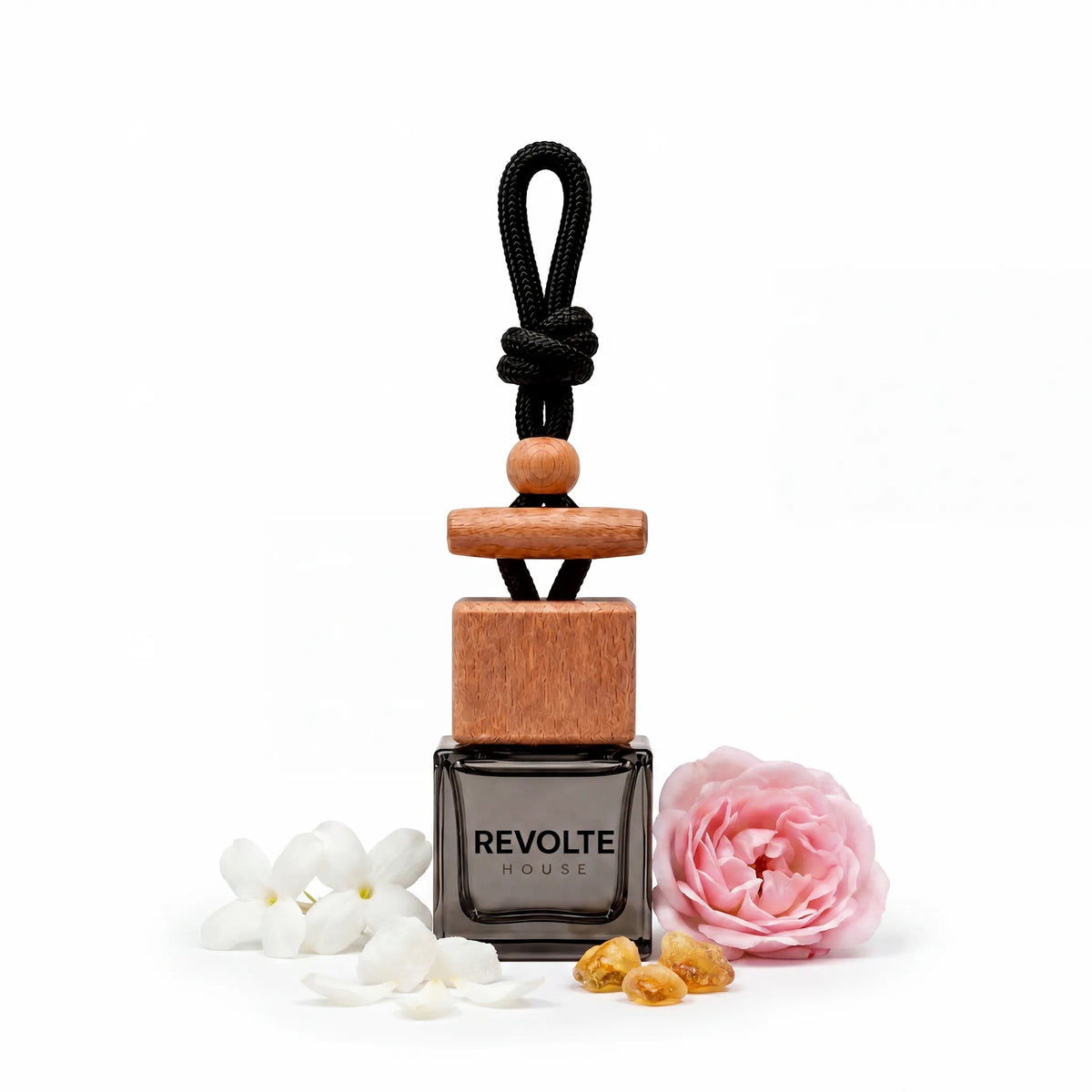 Damascus Jasmine autoparfum hanger met jasmijn, damastroos, witte musk en amber