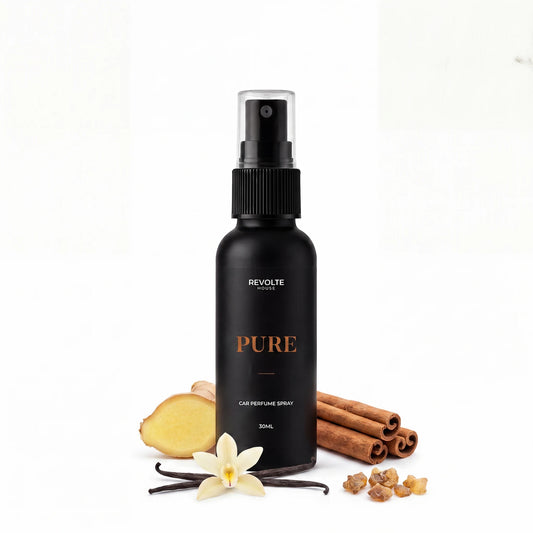 Pure autoparfum spray 30 ml met gember, kaneel, vanille en mirre