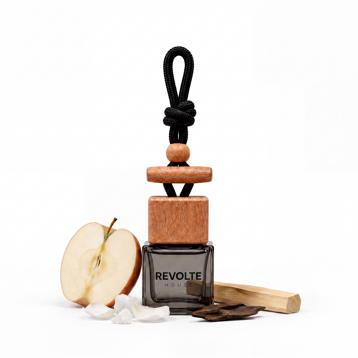 Sultan autoparfum hanger met witte musk, sandelhout, appel en oud