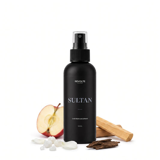 Sultan autoparfum spray 100 ml met witte musk, sandelhout, appel en oud