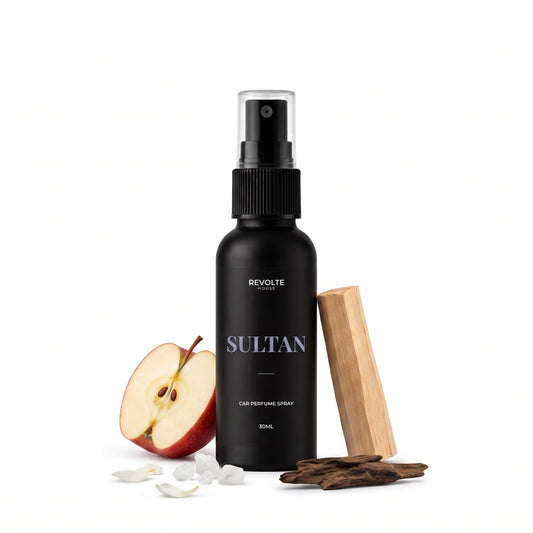 Sultan autoparfum spray 30 ml met witte musk, sandelhout, appel en oud